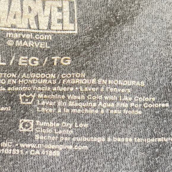 Marvel Universe X-Men Comics Deadpool Logo T-Shirt Men's XL Black - Picture 5 of 9